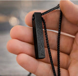 Islamic Ayat ul Kursi  Bar Necklace