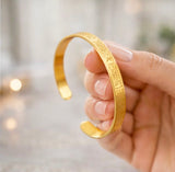 Islamic Ayat ul Kursi Scripted Bangle