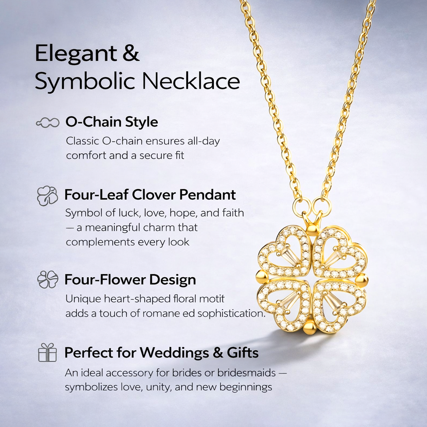 Flower Leaf Necklace
