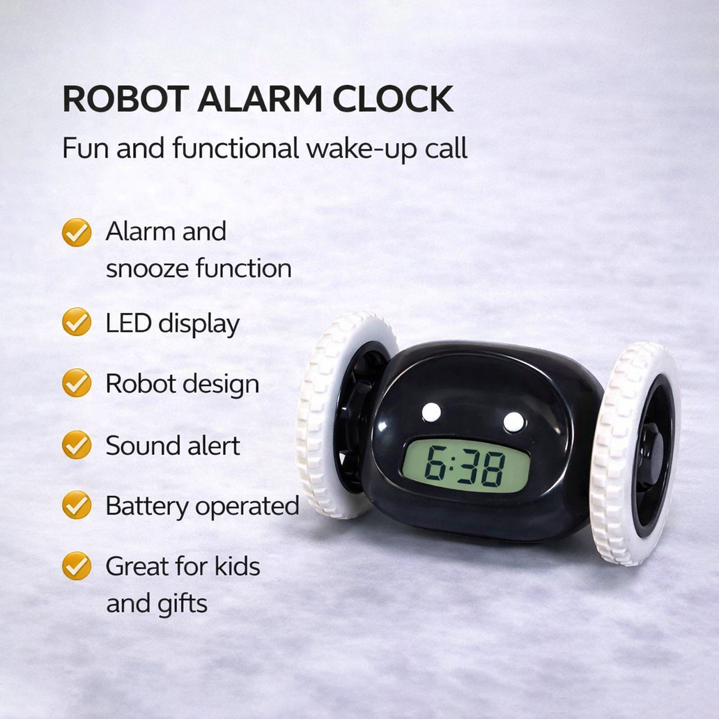 Robotic Alarm Clock