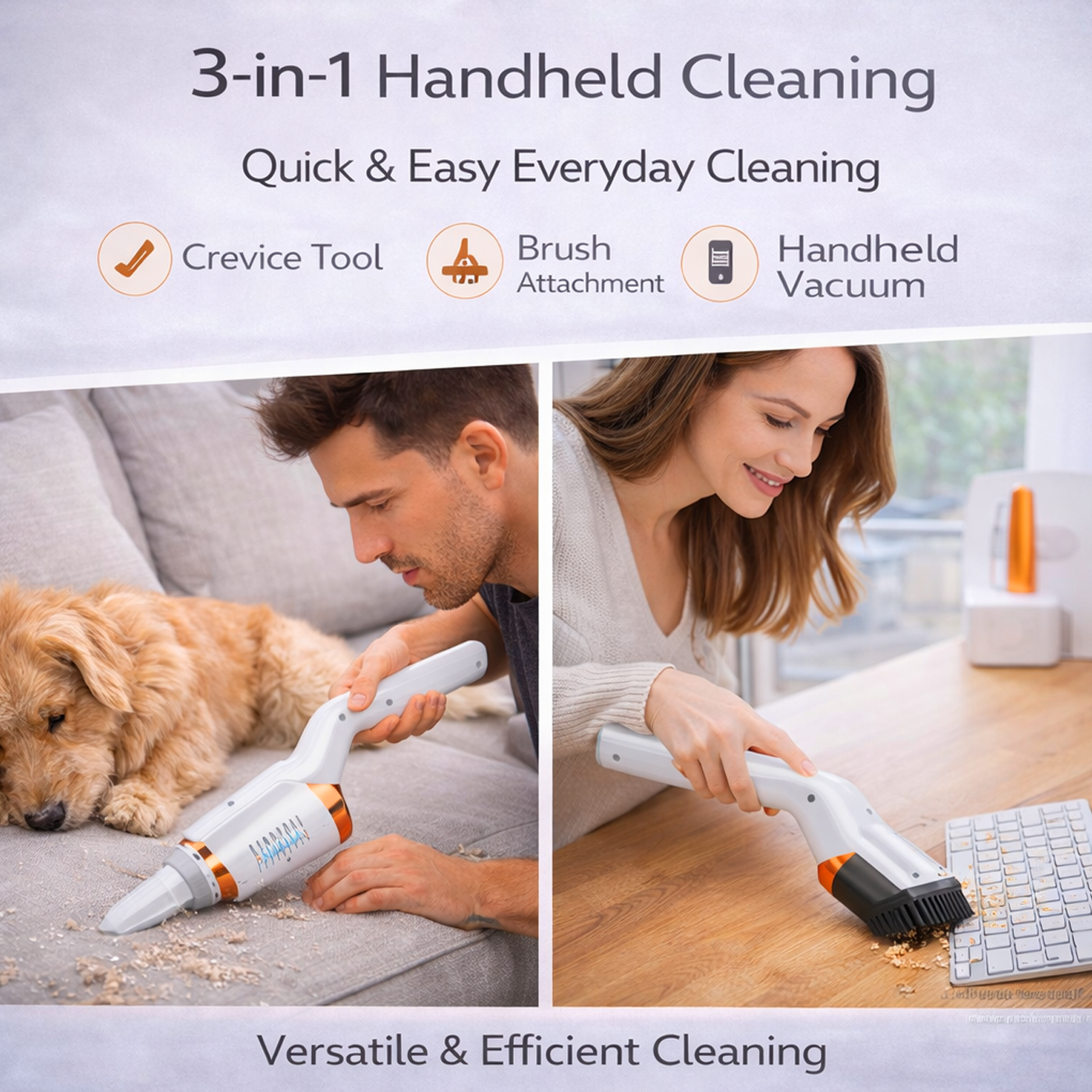 Wireless Vacuum Cleaner 3-in-1