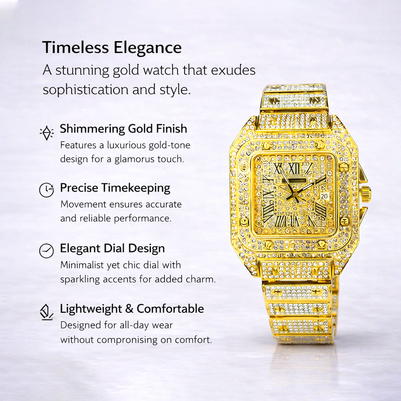 Women Gold Watch